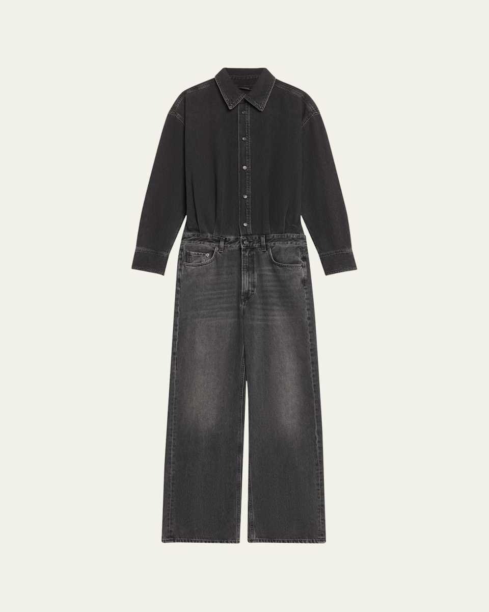 Tessie Long-Sleeve Denim Shirt